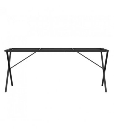 vidaXL Dining Table Legs X-Frame 160x80x73 cm Steel