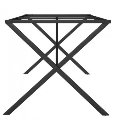 vidaXL Dining Table Legs X-Frame 160x80x73 cm Steel