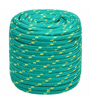 vidaXL Boat Rope Green 16 mm 50 m Polypropylene