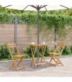 vidaXL Folding Garden Table 60x75 cm Solid Acacia Wood
