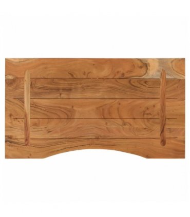 vidaXL Desk Top 80x50x2.5 cm Rectangular Solid Wood Acacia