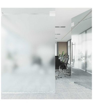 vidaXL Window Film Static Frosted Grey 90x500 cm PVC