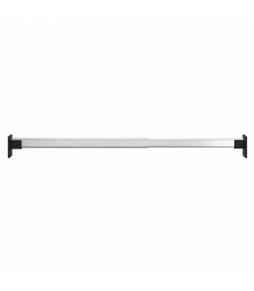 vidaXL Telescopic Wardrobe Rails 2 pcs Silver 58-100 cm