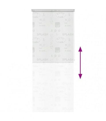 vidaXL Shower Roller Blind 80x240 cm Splash