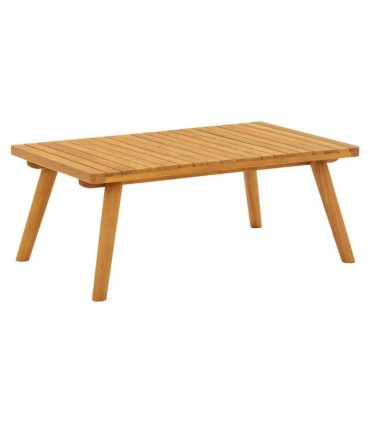 vidaXL Garden Coffee Table | Golden brown | Solid acacia wood | 90x55x35 cm