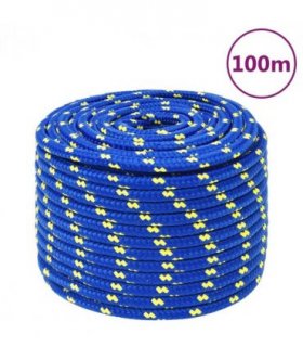 vidaXL Boat Rope Blue 12 mm 100 m Polypropylene
