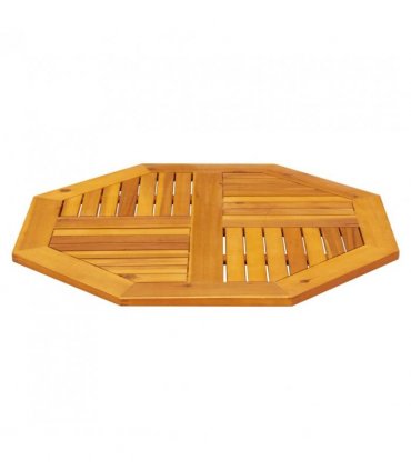 vidaXL Table Top 80x80x2.2 cm Octagonal Solid Wood Acacia