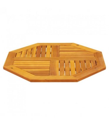 vidaXL Table Top 80x80x2.2 cm Octagonal Solid Wood Acacia