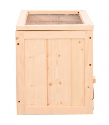 vidaXL Hamster Cage 60x30x35 cm Solid Wood Fir