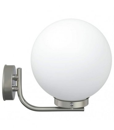 vidaXL Outdoor Wall Light Silver 29 x 25 x 33 cm
