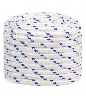 vidaXL Boat Rope White 20 mm 25 m Polypropylene