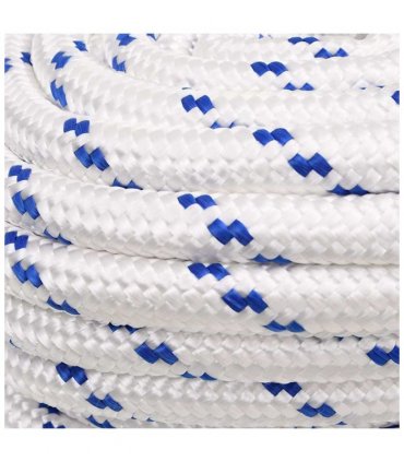 vidaXL Boat Rope White 20 mm 25 m Polypropylene
