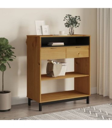 vidaXL Bar Table FLAM 92x45x110 cm Solid Wood Pine