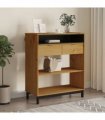 vidaXL Bar Table FLAM 92x45x110 cm Solid Wood Pine