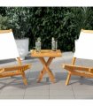 vidaXL Square Table Top 40x40x2.5 cm Solid Wood Teak