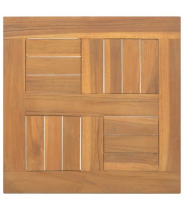 vidaXL Square Table Top 40x40x2.5 cm Solid Wood Teak