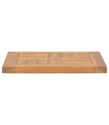 vidaXL Square Table Top 40x40x2.5 cm Solid Wood Teak