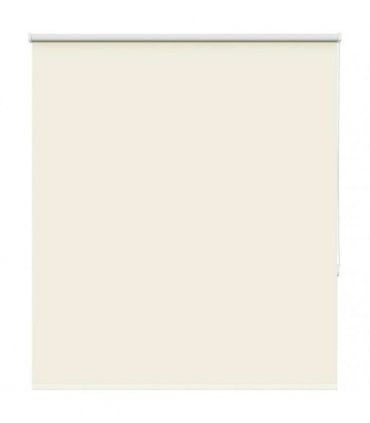 vidaXL Roller Blind Blackout Off White 140x175 cm Fabric Width 136.6 cm Polyester