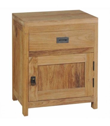 vidaXL Bedside Cabinet Solid Teak 40x30x50 cm