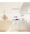 vidaXL Furniture Sticker Self-Adhesive Silver 90x500 cm PET