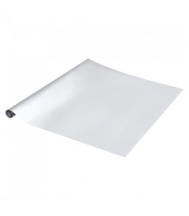 vidaXL Furniture Sticker Self-Adhesive Silver 90x500 cm PET