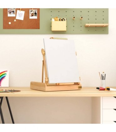 vidaXL Table Easel with Drawer 41.5x37x12 cm Solid Wood Pine