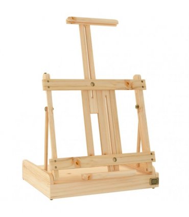 vidaXL Table Easel with Drawer 41.5x37x12 cm Solid Wood Pine