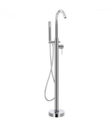 vidaXL Freestanding Bathtub Faucet Stainless Steel 118.5 cm