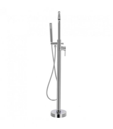 vidaXL Freestanding Bathtub Faucet Stainless Steel 118.5 cm