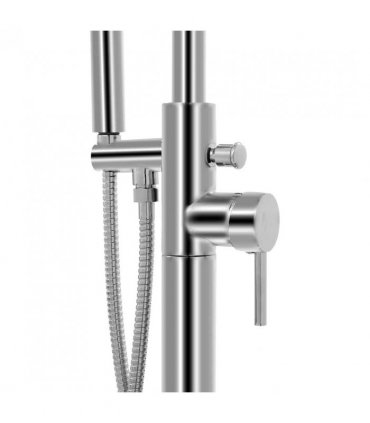 vidaXL Freestanding Bathtub Faucet Stainless Steel 118.5 cm