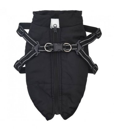 vidaXL Dog Coat Black L24