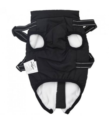 vidaXL Dog Coat Black L24
