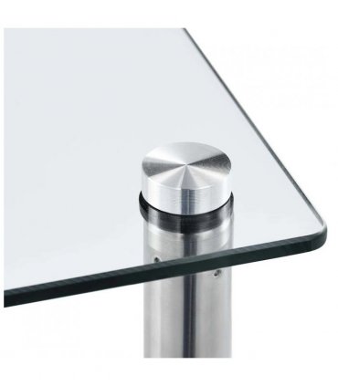vidaXL 6-Tier Shelf Transparent 40x40x160 cm Tempered Glass