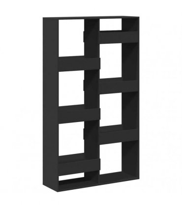 vidaXL Room Divider Black 100x33x175 cm Engineered Wood