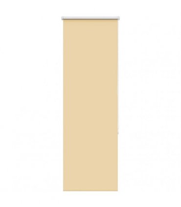 vidaXL Roller Blind Blackout Beige 50x175 cm Fabric Width 45.7 cm Polyester