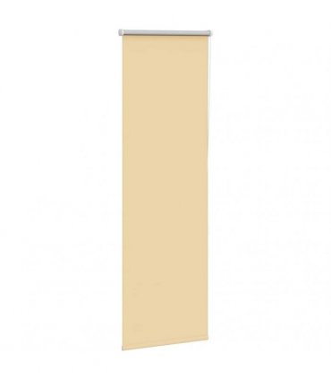 vidaXL Roller Blind Blackout Beige 50x175 cm Fabric Width 45.7 cm Polyester