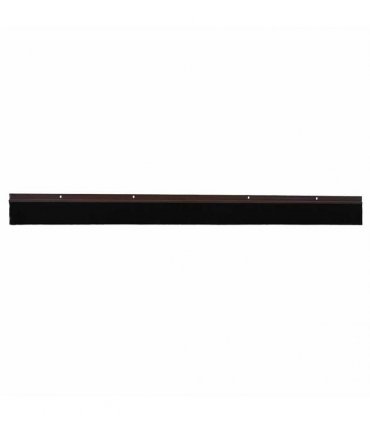 vidaXL Screw-on Door Brush Seals 2 pcs Brown 100 cm Aluminium Alloy