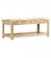 vidaXL Coffee Table | Brown | Solid mango wood | 110x50x45 cm | Coffee Table