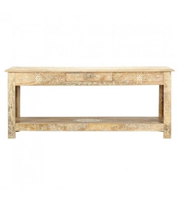 vidaXL Coffee Table | Brown | Solid mango wood | 110x50x45 cm | Coffee Table