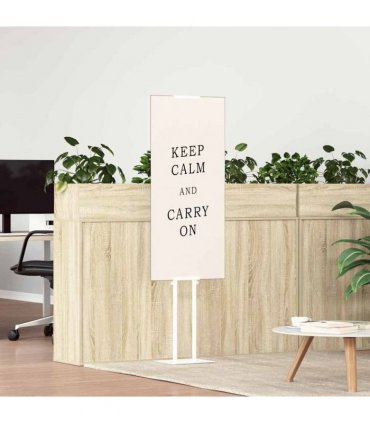 vidaXL Trade Show Displays White 30 x 23.5 x 210 cm Steel