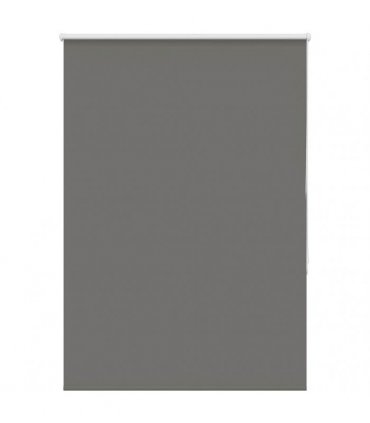vidaXL Roller Blind Blackout Grey 90x150 cm Fabric Width 85.7 cm Polyester