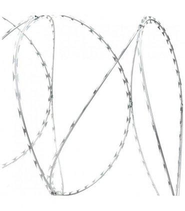 vidaXL Razor Wire Silver 5000 x 1.9 cm Galvanised steel