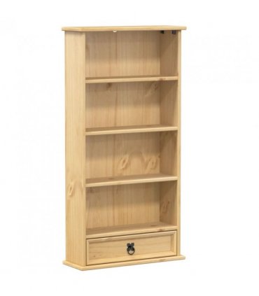vidaXL CD Cabinet Corona 52x17.5x103 cm Solid Wood Pine