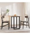 vidaXL Dining Table Legs O-Frame 60x50x73 cm Steel