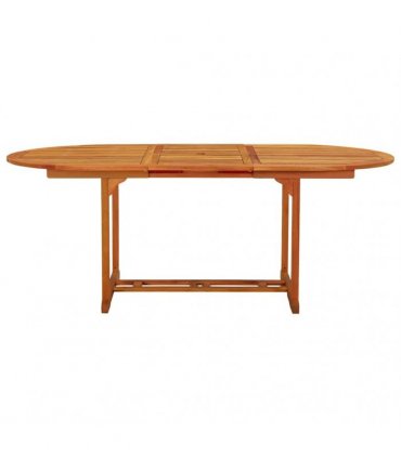 vidaXL Garden Table 200x100x75 cm Solid Wood Eucalyptus