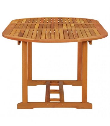 vidaXL Garden Table 200x100x75 cm Solid Wood Eucalyptus