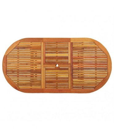 vidaXL Garden Table 200x100x75 cm Solid Wood Eucalyptus