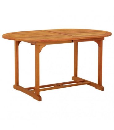 vidaXL Garden Table 200x100x75 cm Solid Wood Eucalyptus