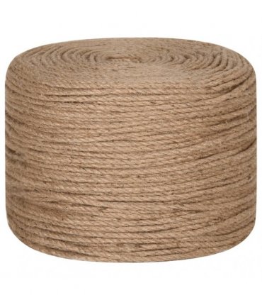 vidaXL Jute Rope 100 m Long 8 mm Thick
