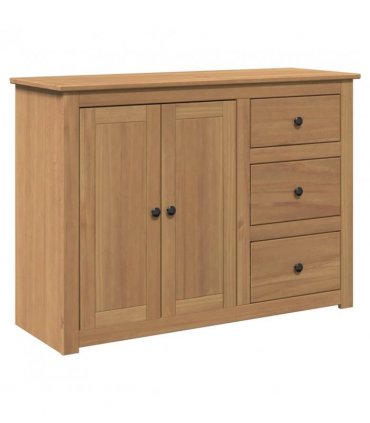 vidaXL Sideboard with Drawers PANAMA 112x40x80 cm Solid Wood Pine